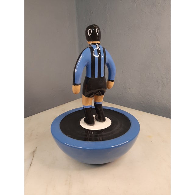 Ceramic Subbuteo Ornament Sculpture in Hand-Painted Double-Mold Ceramic from Artigianato Italiano For Sale - Image 7 of 10
