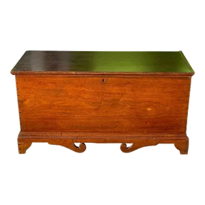 Antique Queen Anne Walnut Southern Blanket Box Circa 1780 - North Carolina
