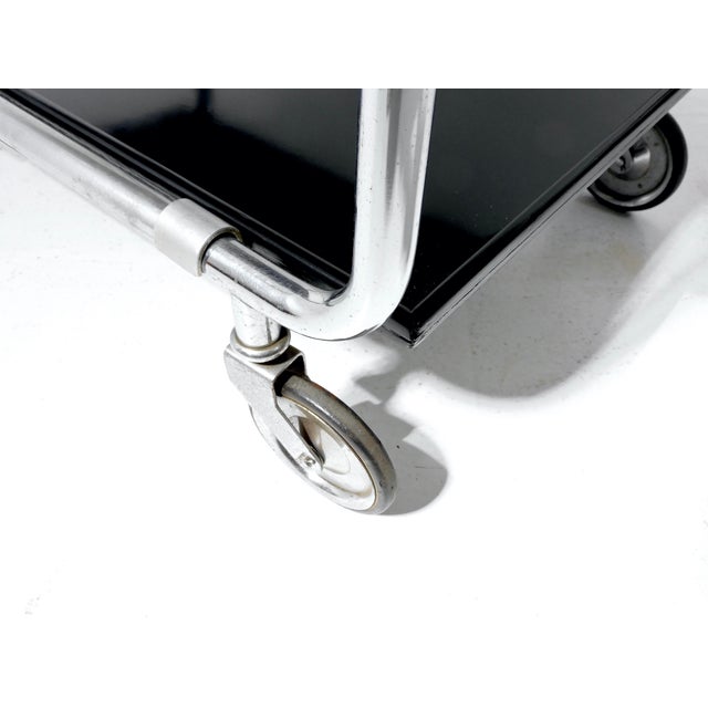 Swiss Vintage Bauhaus Tea Cart by Bigla, 1940 For Sale - Image 16 of 18