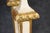 Gold Italian Louis XVI Style Parcel Gilt Marble Top Console Table For Sale - Image 8 of 14