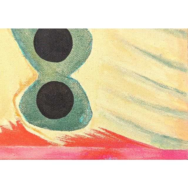 Jessica Simorte "Dot Dot" Contemporary Colorful Abstract Mixed Media Interior Space Painting, 2022 For Sale In Houston - Image 6 of 8