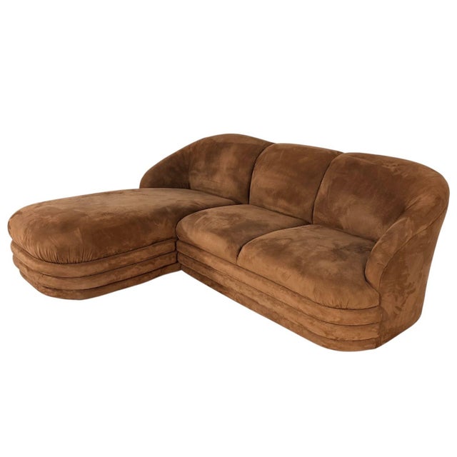 1970s Vladimir Kagan Sofa With Chaise, 1970 For Sale - Image 5 of 9