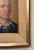 Mid-Century Modern Vintage Portrait of a Man in Blue by Richard Schmueckle For Sale - Image 3 of 7