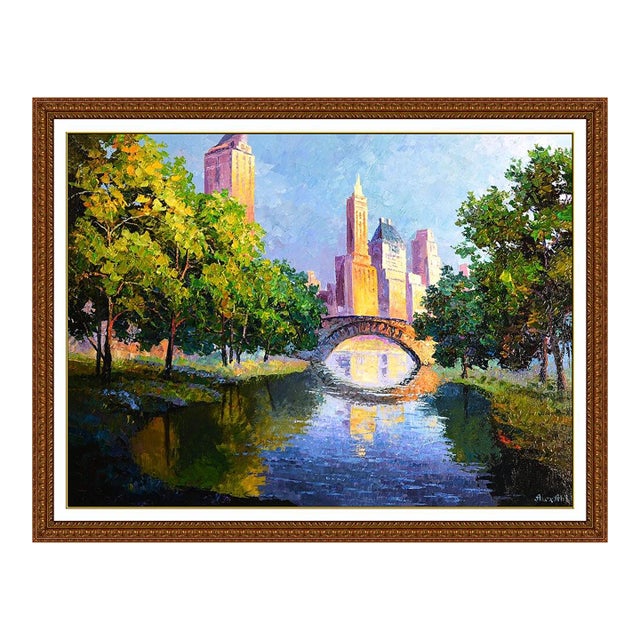Late 20th Century Gapstow Bridge, Alexander Antanenka For Sale