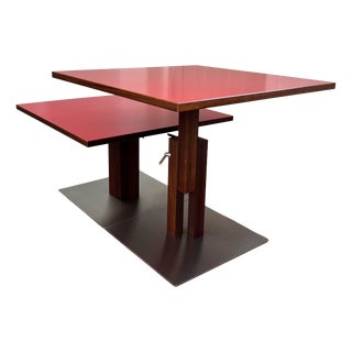 Adjustable Side Tables by Bernard Vuarnesson, 1990s, Set of 2 For Sale