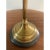 Mid-20th Century English Country Brass Horn Bouillotte Lamp With Black Tole Shade For Sale - Image 10 of 12