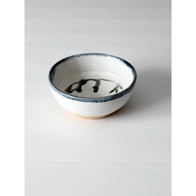 Ceramic Vintage Studio Pottery Bowl For Sale - Image 7 of 10