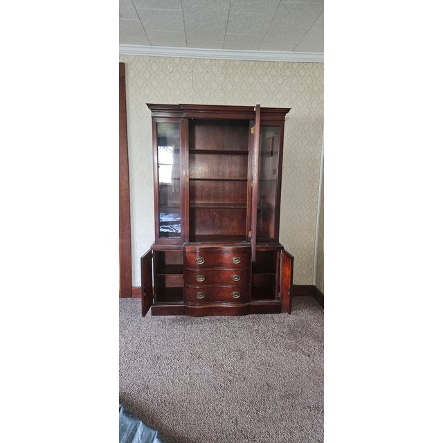 Brown Mid-Century Mahogany Drexel Cabinet For Sale - Image 8 of 8