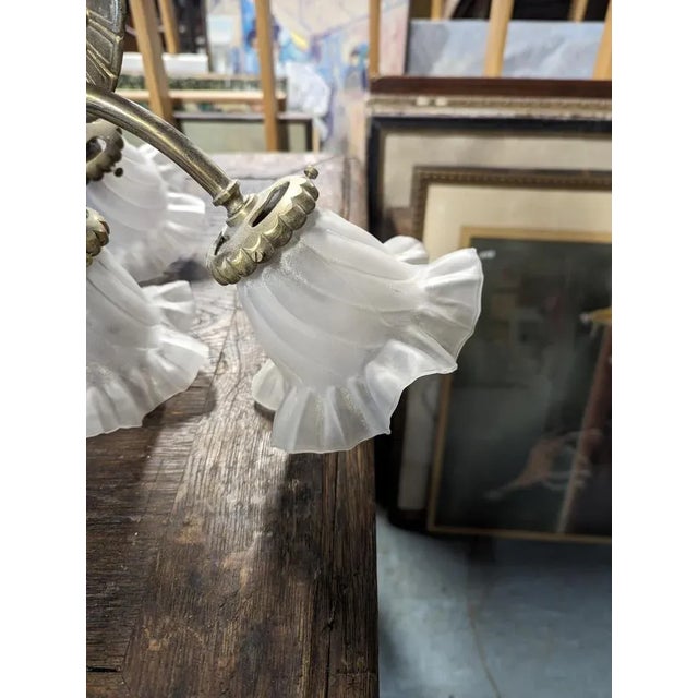 Art Nouveau Ceiling Light For Sale - Image 3 of 5