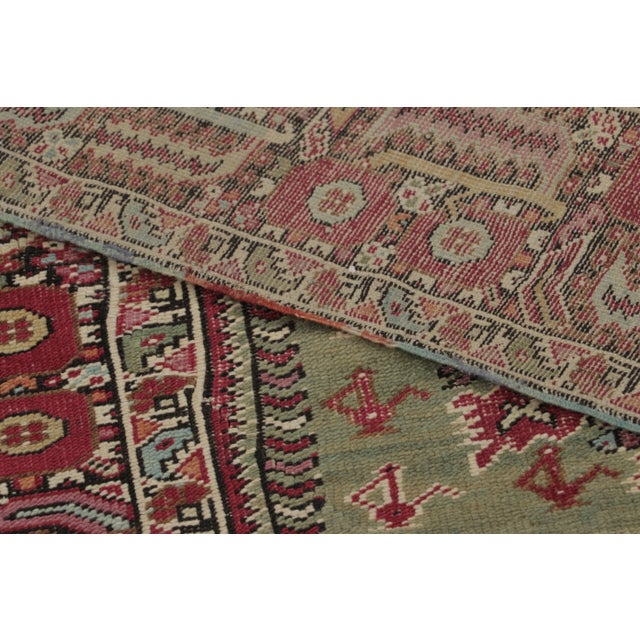 Textile Vintage Turkish Anatolian Prayer Rug With Geometric Mihrab Design - Rug & Kilim For Sale - Image 7 of 9