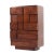 Mid-Century Modern Lane Staccato Mid Century Walnut Highboy Dresser For Sale - Image 3 of 8