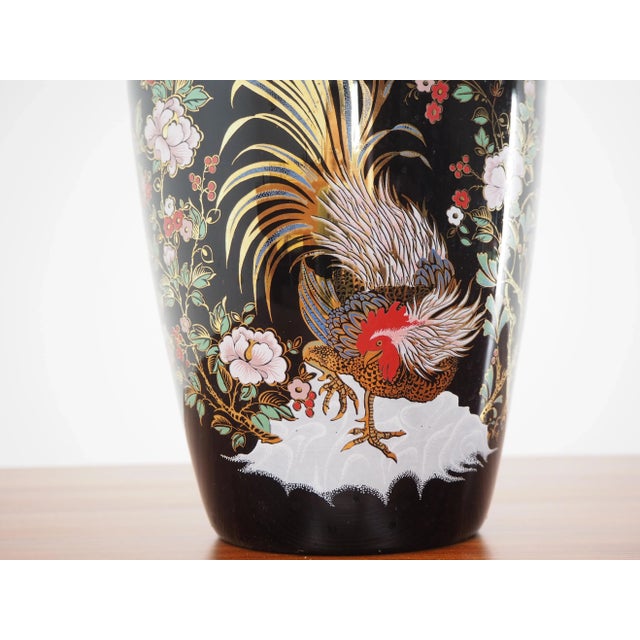 Glass Vintage Glass Vase For Sale - Image 7 of 13