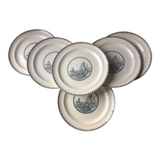 1930s Cauldon England Stoneware ( Plates For Sale