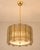 Contemporary Modern Italian Fumè “Tropical” Murano Glass Gold Chandelier by Simoeng For Sale - Image 4 of 5