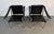 Cassina Vintage Le Corbusier Leather "Lc1 Basculant" Sling Chairs for Cassina For Sale - Image 4 of 17