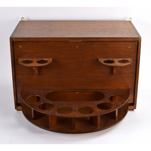 Mid-Century Modern World’s Greatest Book Hidden Secret Bar Stealthy Prohibition Liquor Cabinet For Sale - Image 3 of 9