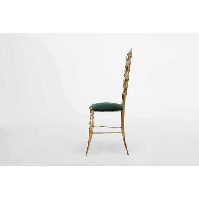 Mid-Century Modern Chiavari Chair from Giuseppe Gaetano Descalzi, Italy, 1970s For Sale - Image 3 of 12