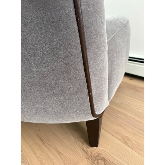 Wood A. Rudin Slipper Chair For Sale - Image 7 of 11