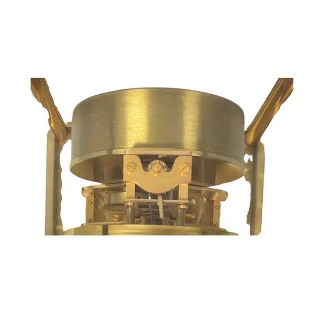 Metal Swiss Jaeger-Lecoultre Atmos Mantle Clock For Sale - Image 7 of 10