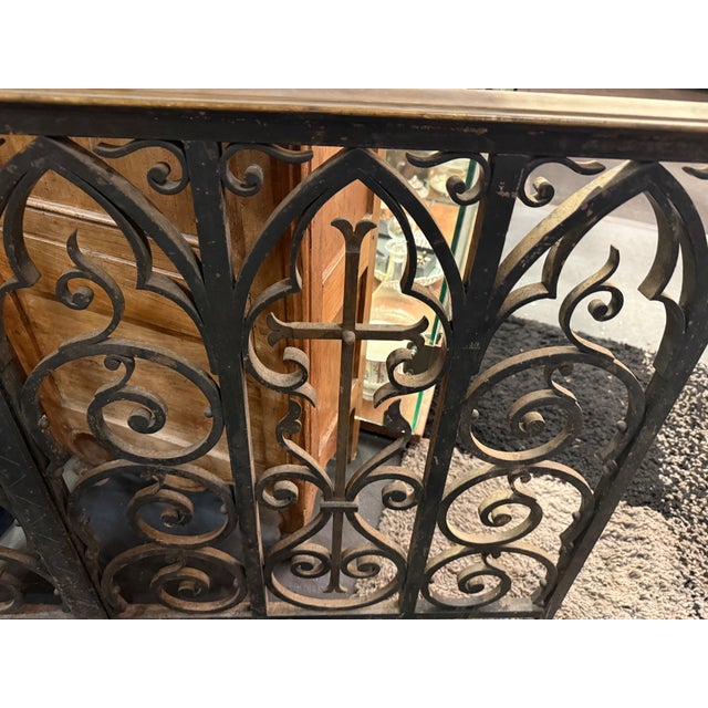 Altar Grilles in Wrought Iron For Sale - Image 5 of 6