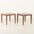 Rosewood Side Tables or Nighstands by Severin Hansen for Haslev, 1960s, Set of 2 For Sale - Image 13 of 13