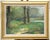 Framed original oil painting of a lush green Wisconsin landscape on board by Scott Burdick. Signed lower right corner....