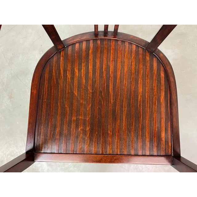 Jugendstil Office Chair, 1890s For Sale - Image 5 of 9