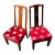 Rosewood Dining Chairs 1960s Asian Ming Chinoiserie Lot of 2 For Sale