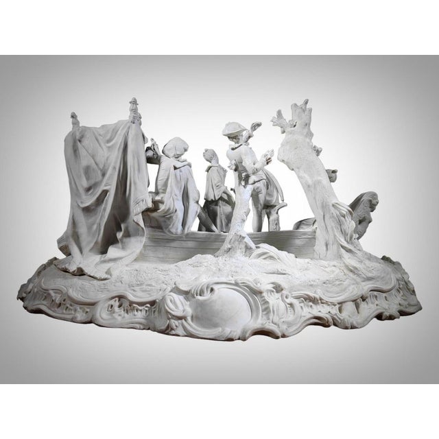 Ceramic Monumental Group in Sevres Porcelain from Boucher, 1800 For Sale - Image 7 of 18