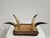 Southwest Horn and Leather Footstool For Sale - Image 10 of 17