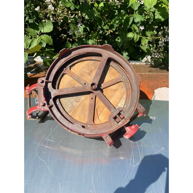 Antique Industrial Cast Iron Computing Cheese Slicer French Country Farmhouse Kitchen Deli For Sale In Portland, OR - Image 6 of 10