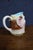 Early 20th Century Early 20th Century Sarreguemines French Majolica Character Face Pitcher For Sale - Image 5 of 10