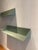Vintage Industrial Shelves in Olive Green Metal, 1980s, Set of 2 For Sale - Image 4 of 7