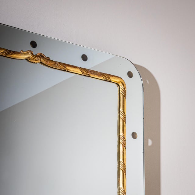 Large Wall Mirror, Italy, Mid-20th Century For Sale - Image 10 of 11