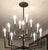 Custom-Made 12 Light Candlestick Chandelier Light Fixture For Sale In Mobile - Image 6 of 7