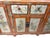 Vintage Mongolian Hand Painted Elm Wood Large Cabinet W/ Six Doors 77" W For Sale - Image 4 of 11