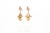 Mid-Century Modern Vintage 1950's Napier Gold Filled Clip on Dangle Earrings, Pair For Sale - Image 3 of 12