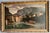 Lively Village by the River, 20th Century, Oil Painting on Canvas, Framed For Sale - Image 8 of 18