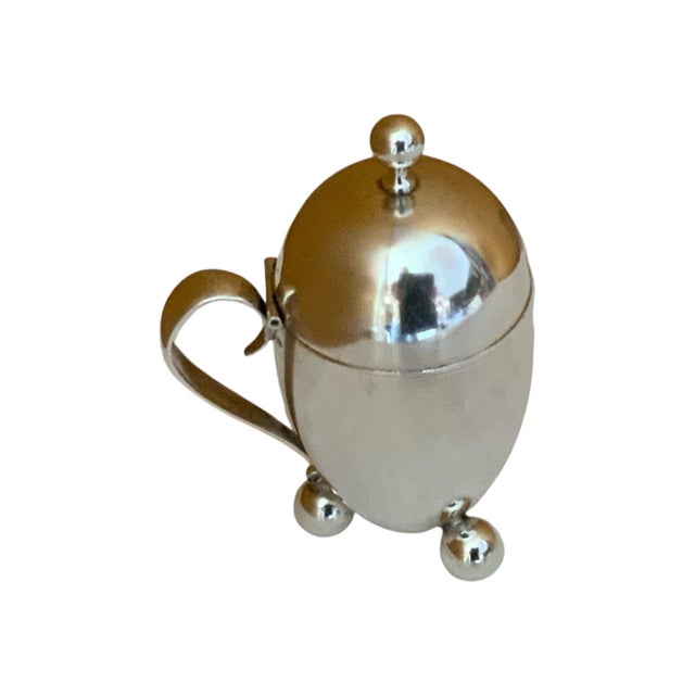 Traditional Late 20th Century Swedish Mustard Pot by g.g.. Hallberg For Sale - Image 3 of 6