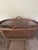 Large Basket with Cross-Braced Edges, 1890s, in Good conditions. Designed 1890 to 1919