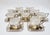 Art Deco Silver-Plated Argentor Tea Set with Karlsbad Porcelain Liners, 1930s, Set of 20 For Sale - Image 6 of 18