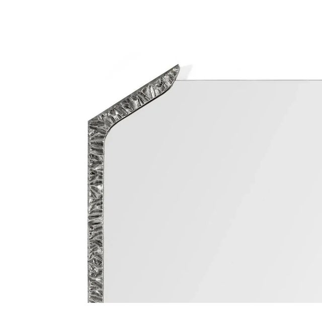 Contemporary Alentejo Rectangular Mirror in Nickel by InsidherLand For Sale - Image 3 of 5