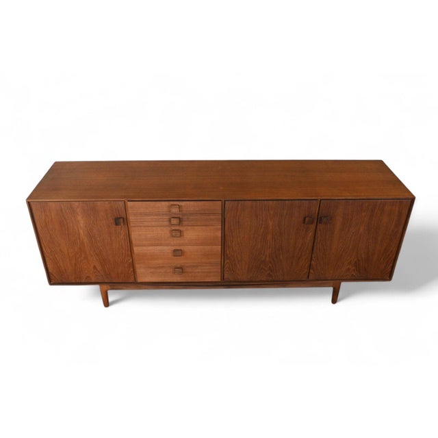 G Plan Large Ib Kofod Larsen "Danish Range" Credenza in Teak For Sale - Image 4 of 10