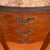 20th Century Louis XV Style Bedside Tables in Walnut, Marble and Bronze, Set of 2 For Sale - Image 3 of 6