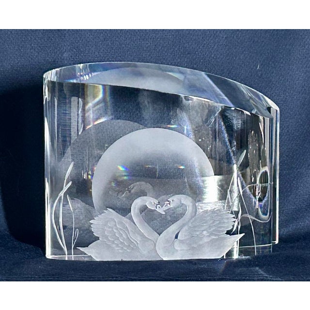 Steuben Vtg. Steuben Our Love Sculpture For Sale - Image 4 of 15
