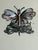 Mid Century Italian 800 Silver Filigree Butterfly Brooch For Sale In New York - Image 6 of 15