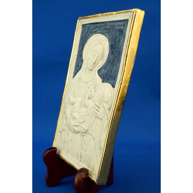 Bas-Relief Plaque in Biscuit Porcelain by Dante Baldelli, 1920s For Sale - Image 8 of 18