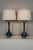 Mid-Century Modern Seguso Style Midnight Blue Lamps For Sale - Image 3 of 13
