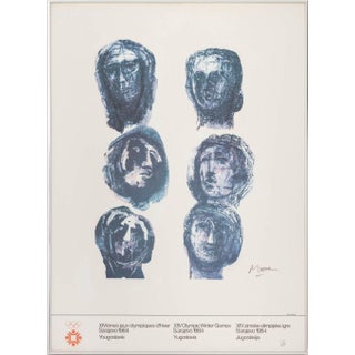Late 20th Century Henry Moore, XIV Winter Olympic Games For Sale