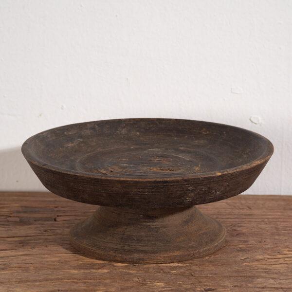 Small Antique Wooden Bowl For Sale - Image 4 of 7